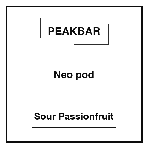 Peakbar Neo Pod Sour Passionfruit
