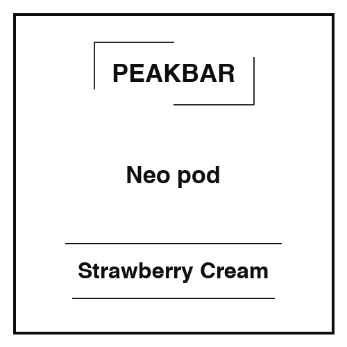 Peakbar Neo Pod Strawberry Cream