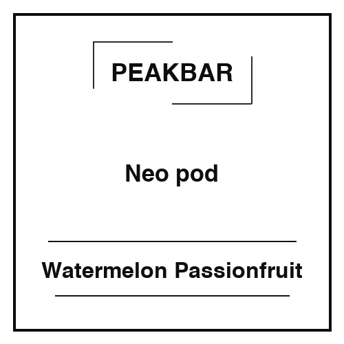 Peakbar Neo Pod Watermelon Passionfruit