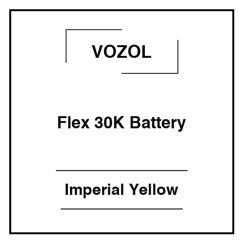 Vozol Flex 30K Battery-Imperial Yellow