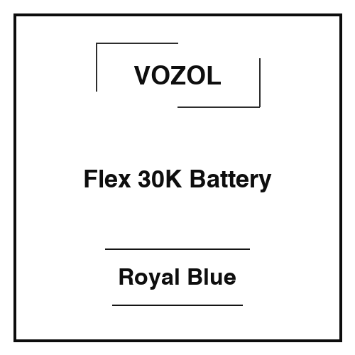 Vozol Flex 30K Battery-Royal Blue