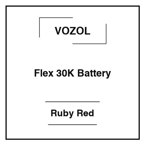 Vozol Flex 30K Battery-Ruby Red