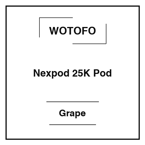 Wotofo Nexpod 25K Pod Grape