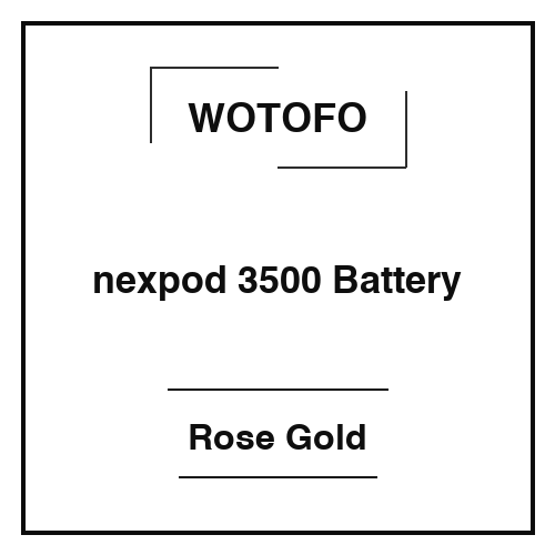 Wotofo Nexpod Stick Battery Rose Gold