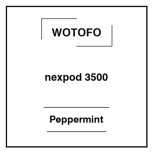 Wotofo nexPOD 3500 Peppermint