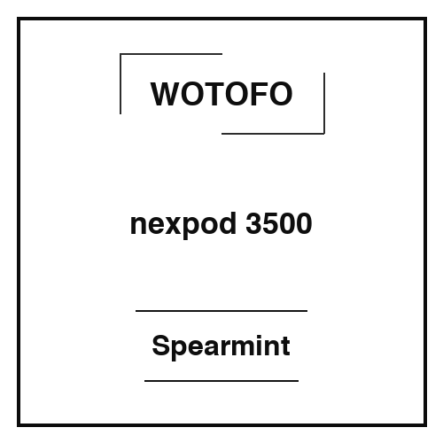 Wotofo nexPOD 3500 Spearmint