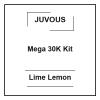 Juvous Mega 30K Kit Lime Lemon 2 juvous mega 30k kit lime lemon