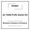Robo Air 10000 Puffs Starter Kit Blackberry Raspberry 28.5mg/mL