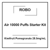 robo air 10000 puffs starter kit kiwifruit pomegranate 28.5mg/ml