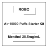 Robo Air 10000 Puffs Starter Kit Menthol 28.5mg/mL
