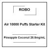 Robo Air 10000 Puffs Starter Kit Pineapple Coconut 28.5mg/mL