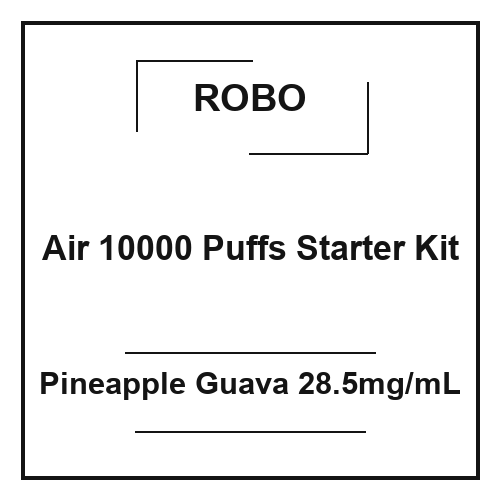 Robo Air 10000 Puffs Starter Kit Pineapple Guava 28.5mg/mL