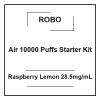 Robo Air 10000 Puffs Starter Kit Raspberry Lemon 28.5mg/mL