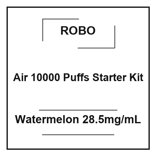 Robo Air 10000 Puffs Starter Kit Watermelon 28.5mg/mL